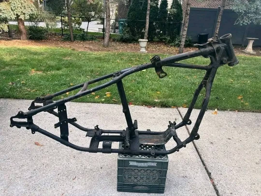 OEM original 1950/1951 Harley Davidson Panhead EL / FL wishbone frame