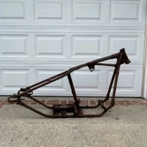 1955 straight leg Panhead frame.